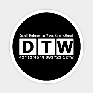 DTW Airport, Detroit Metropolitan Wayne County Airport Magnet